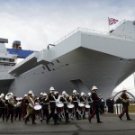 THE QUEEN CHRISTENS ROYAL NAVY’S NEW AIRCRAFT CARRIER
