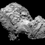 ロゼッタ撮影の彗星